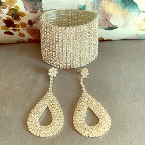 Cuff and earrings